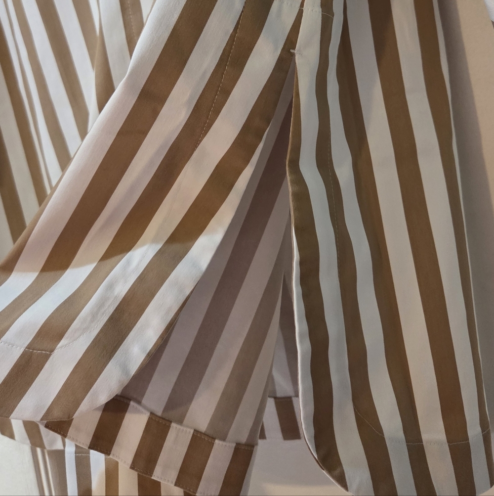 Women's Chico's Neutral Striped Tunic, Size 8. NWT - Picture 11 of 16